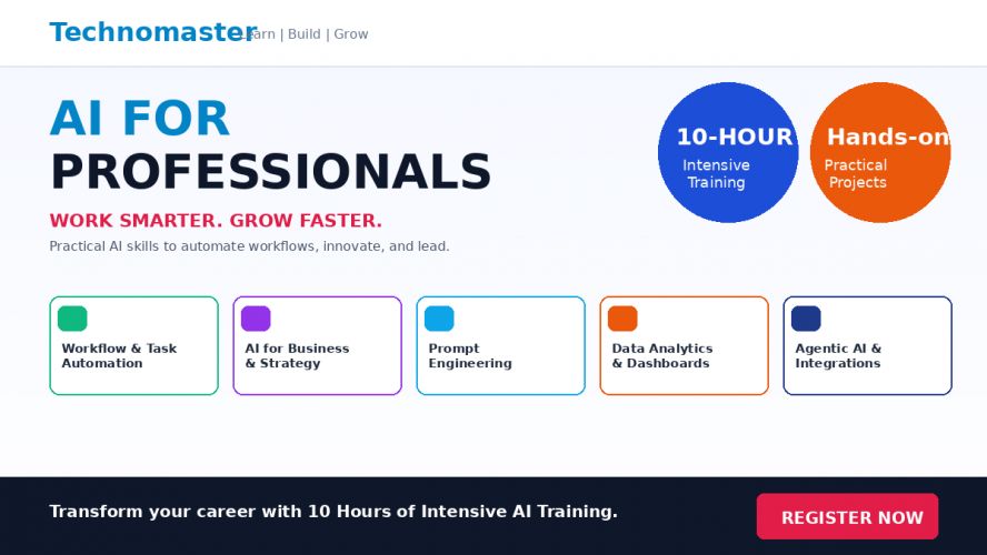 AI for Professionals Training in Florence
