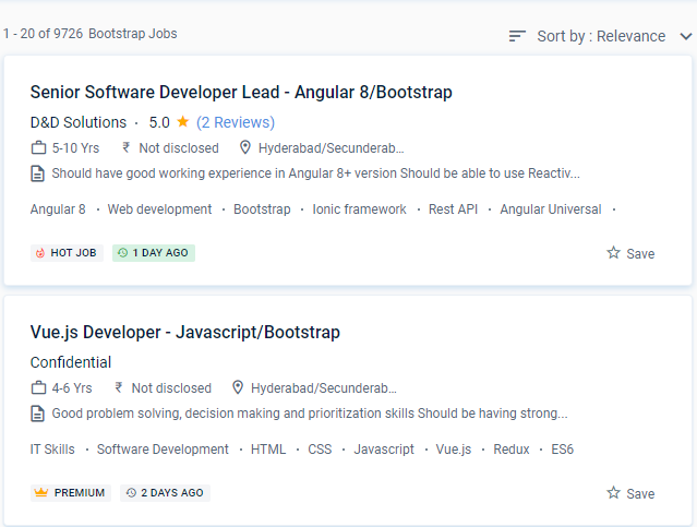 Bootstrap internship jobs in Emilia Romagna