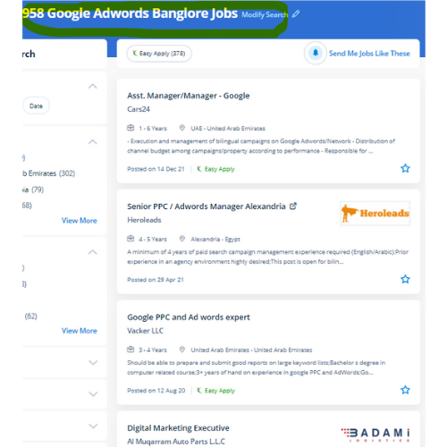Google Adwords (PPC) internship jobs in Naples