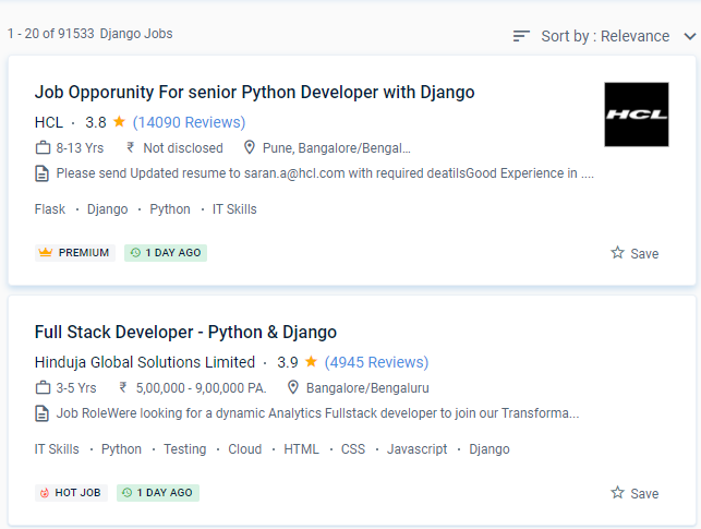 Python/Django internship jobs in Bologna