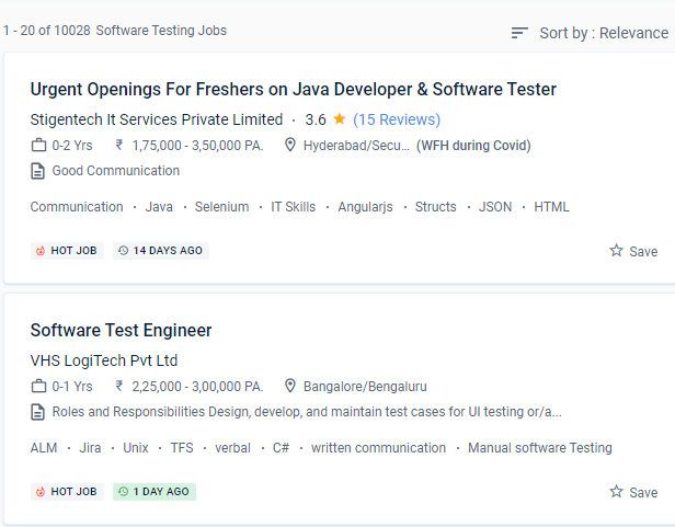 Software Testing internship jobs in Bologna