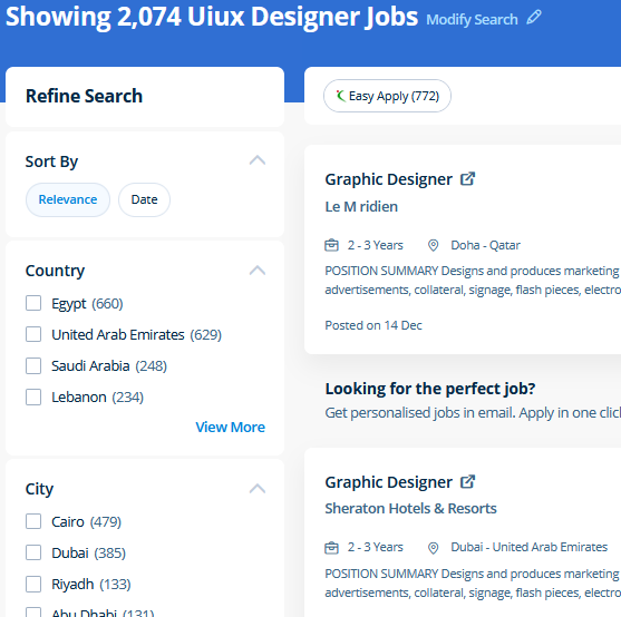 UI/UX Design internship jobs in Emilia Romagna