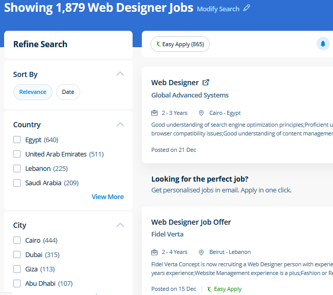 Web Design internship jobs in Bologna